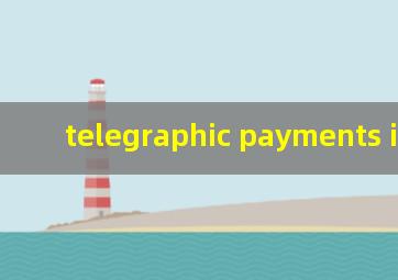 telegraphic payments in usd